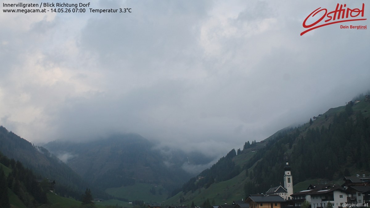 Archived image Webcam Innervillgraten - East Tyrol