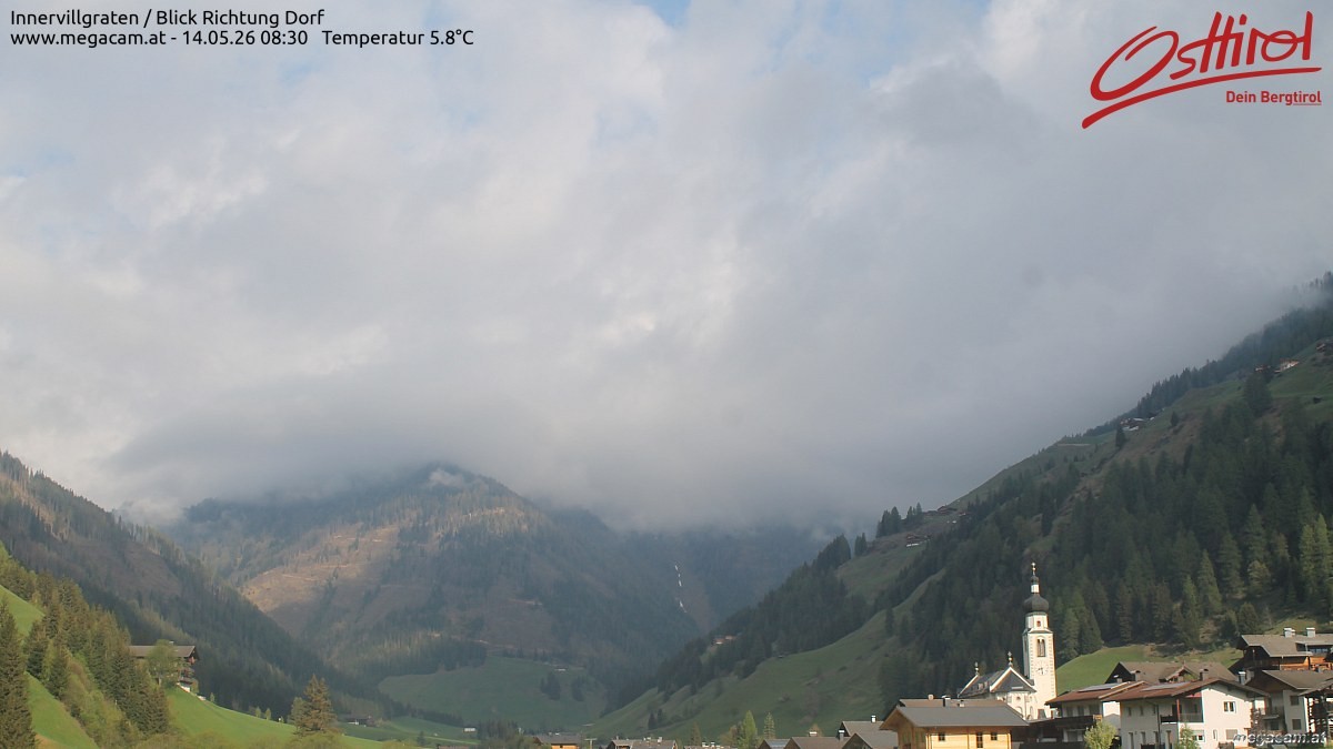Archived image Webcam Innervillgraten - East Tyrol