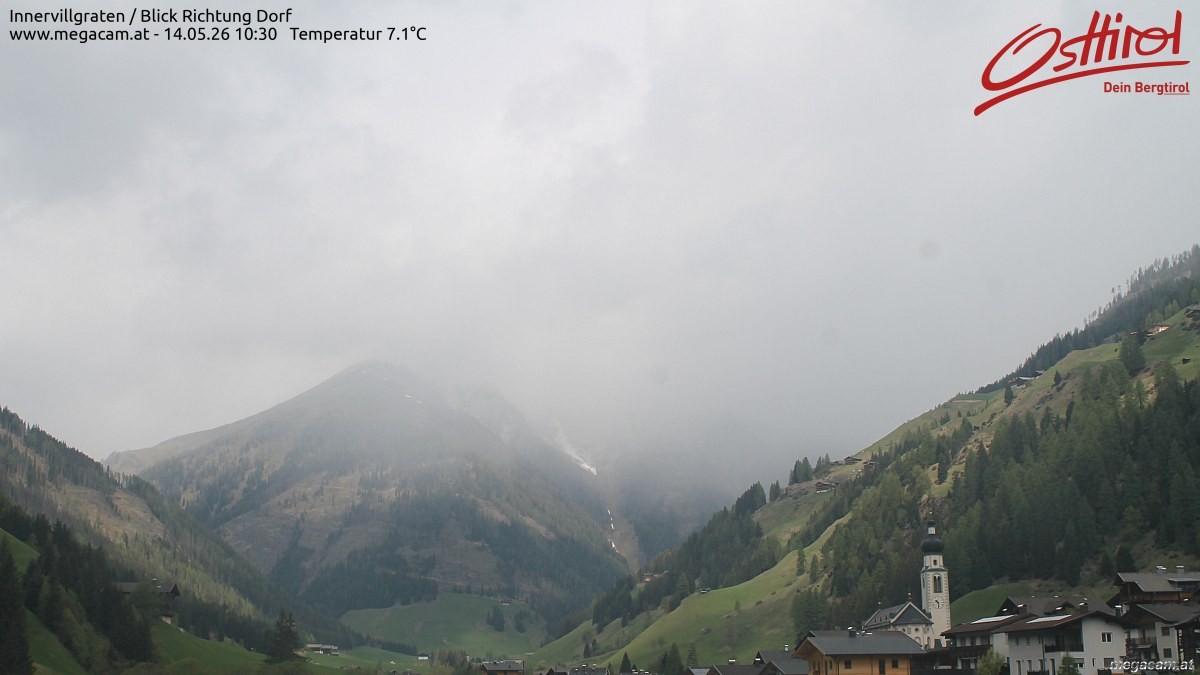 Archived image Webcam Innervillgraten - East Tyrol