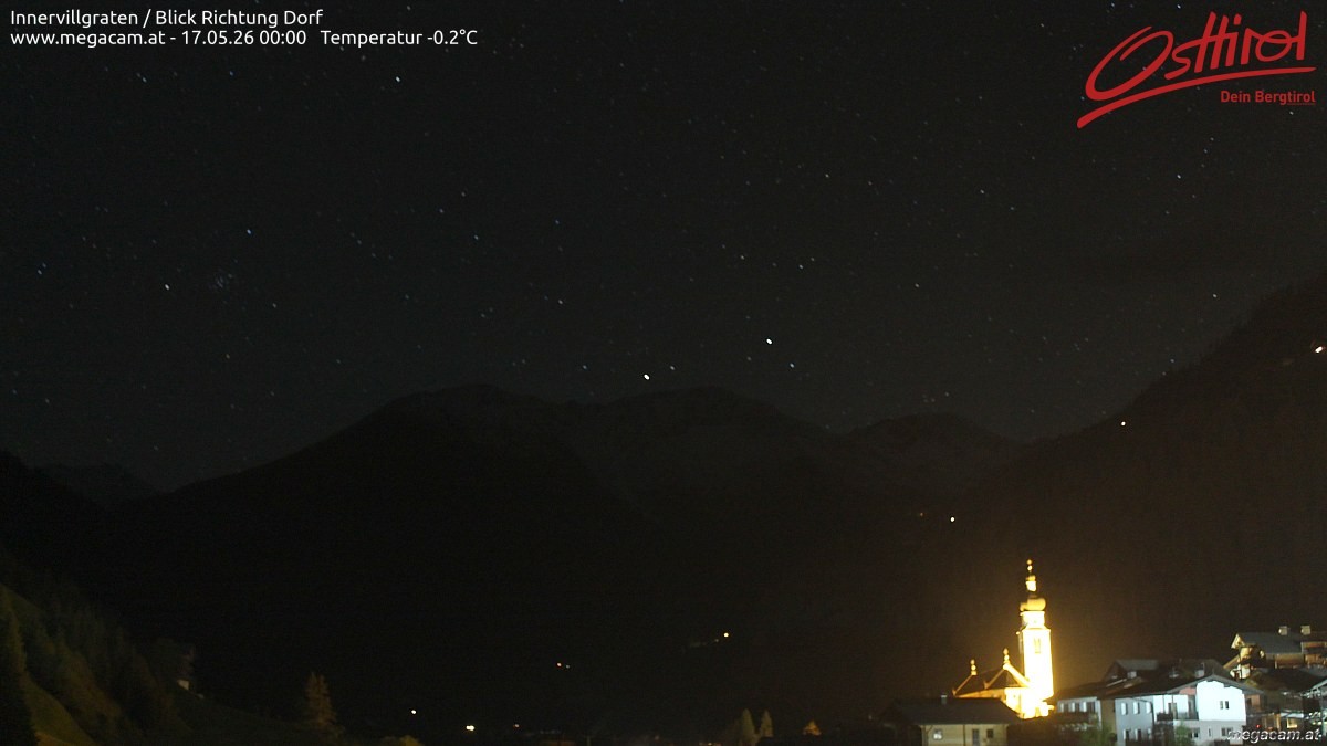 Archiv Foto Webcam Blick Richtung Innervillgraten