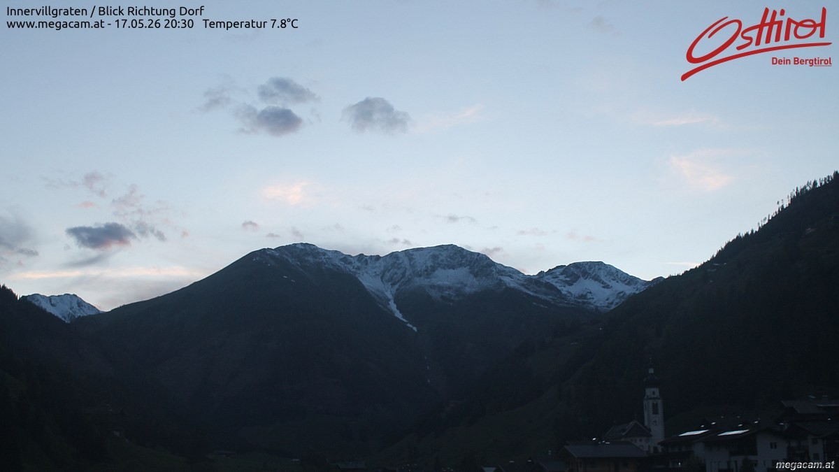 Archiv Foto Webcam Blick Richtung Innervillgraten