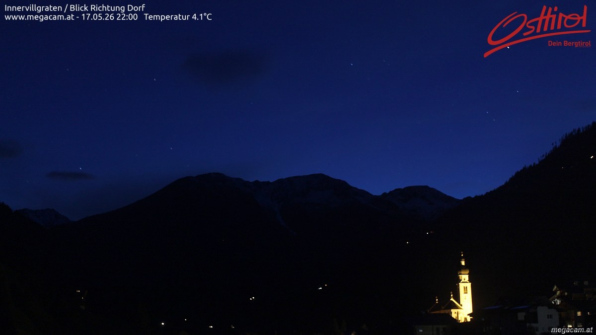 Archiv Foto Webcam Blick Richtung Innervillgraten
