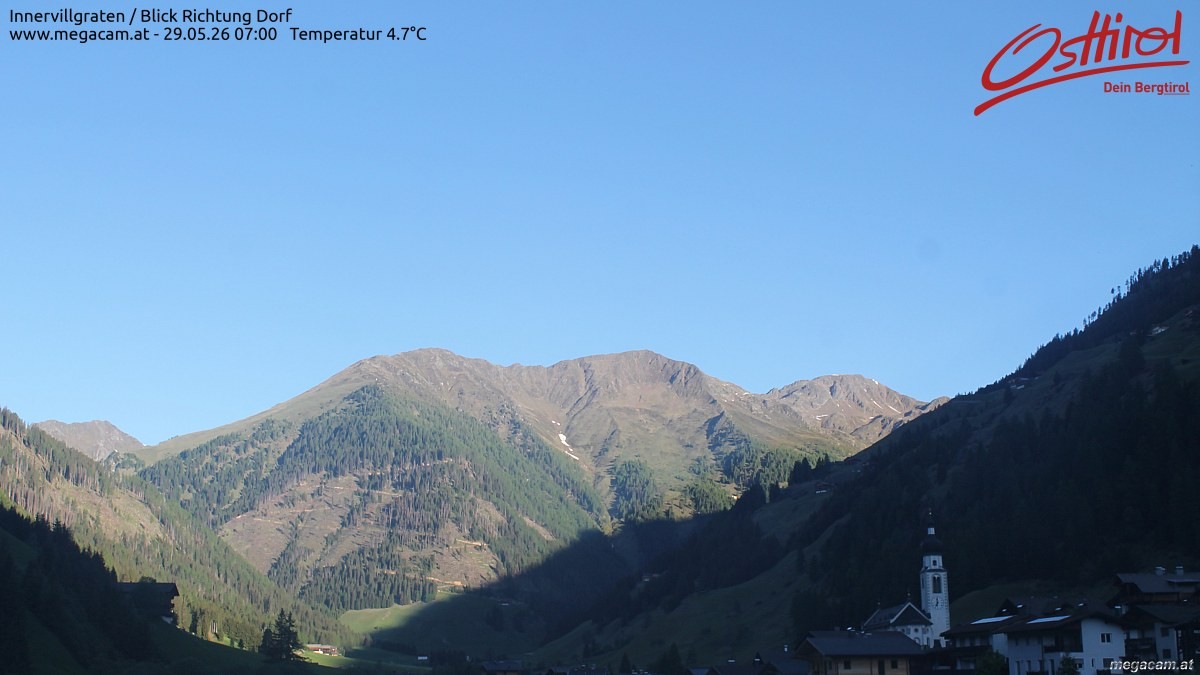 Archived image Webcam Innervillgraten - East Tyrol