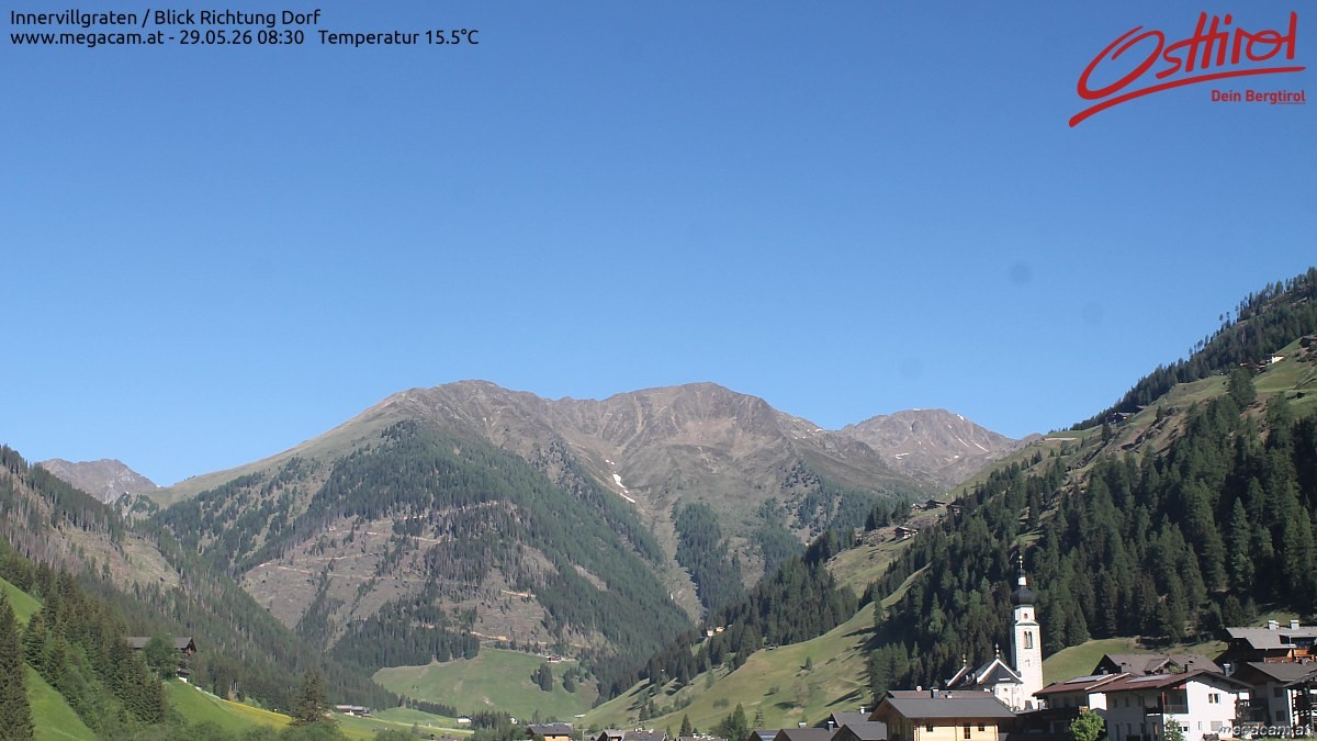 Archived image Webcam Innervillgraten - East Tyrol