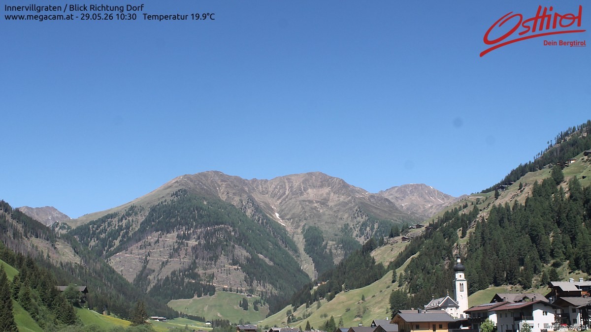 Archived image Webcam Innervillgraten - East Tyrol