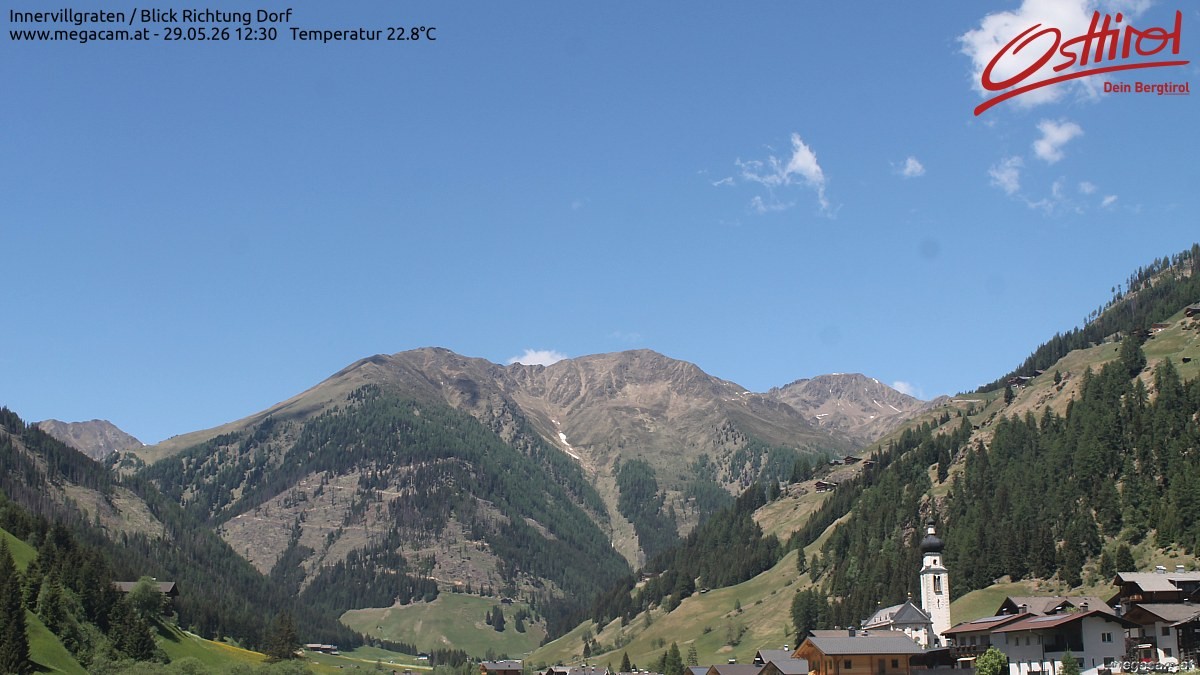Archived image Webcam Innervillgraten - East Tyrol
