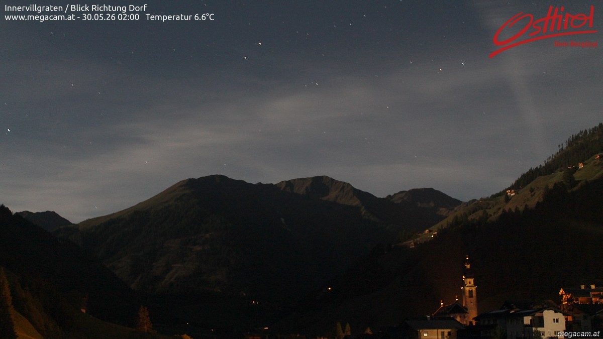 Archiv Foto Webcam Blick Richtung Innervillgraten
