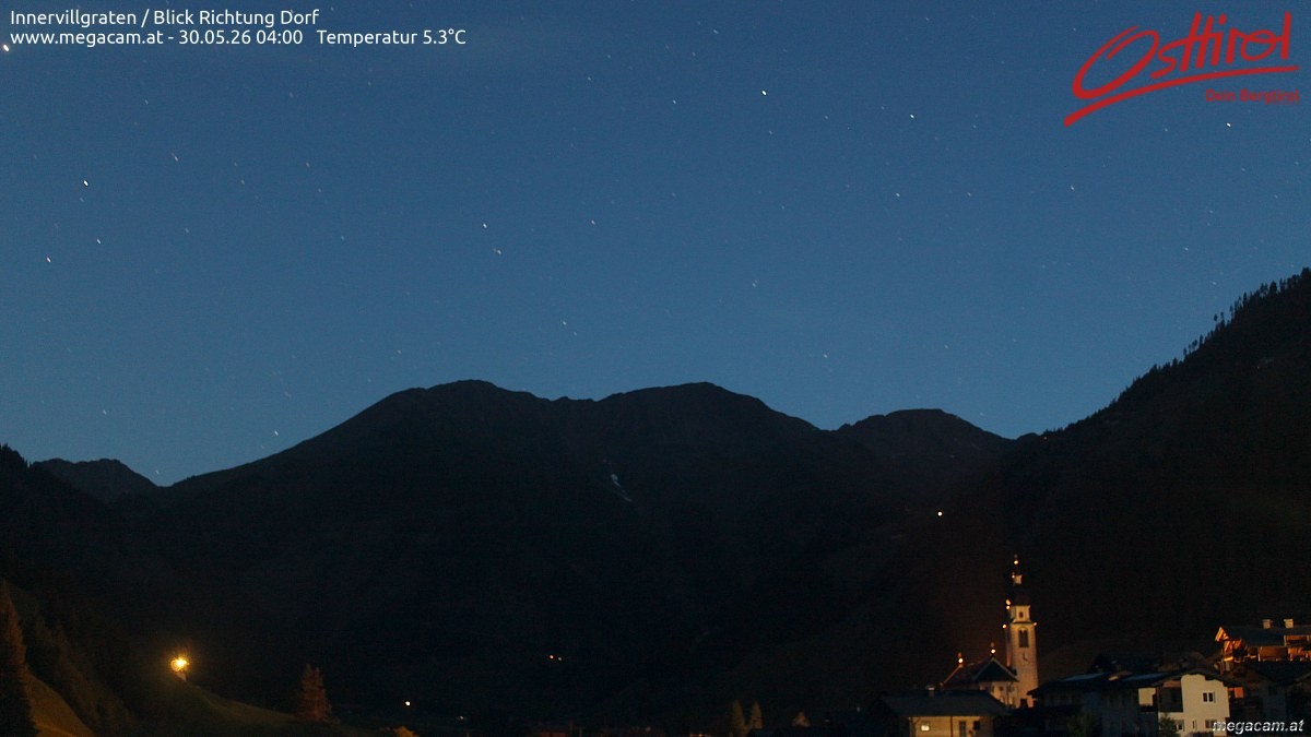 Archiv Foto Webcam Blick Richtung Innervillgraten