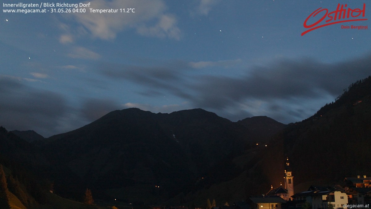 Archiv Foto Webcam Blick Richtung Innervillgraten
