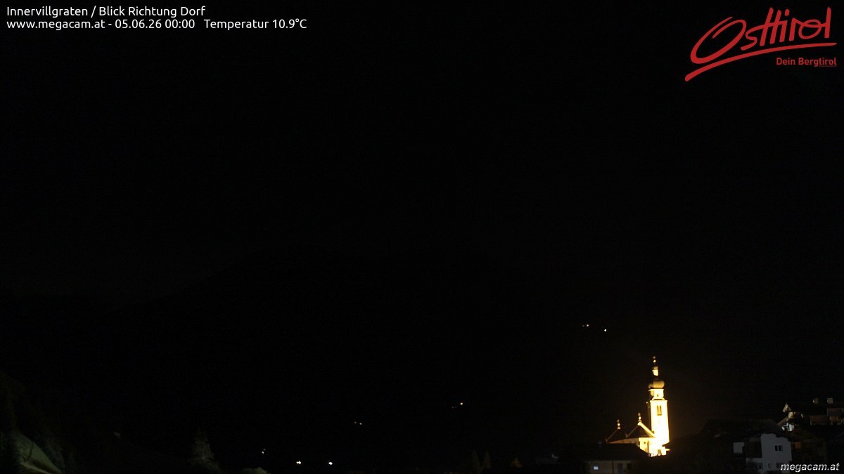 Archiv Foto Webcam Blick Richtung Innervillgraten