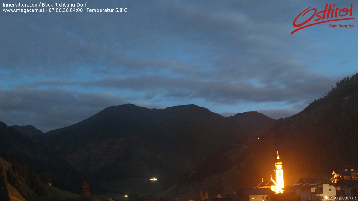 Archived image Webcam Innervillgraten - East Tyrol