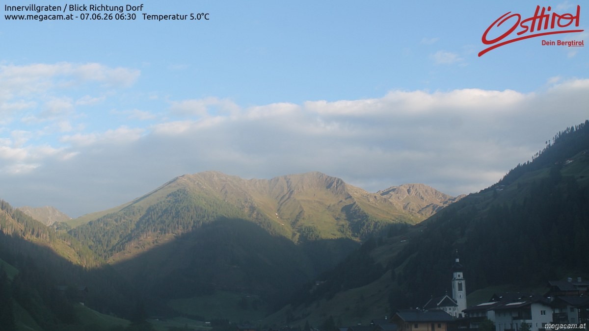 Archived image Webcam Innervillgraten - East Tyrol