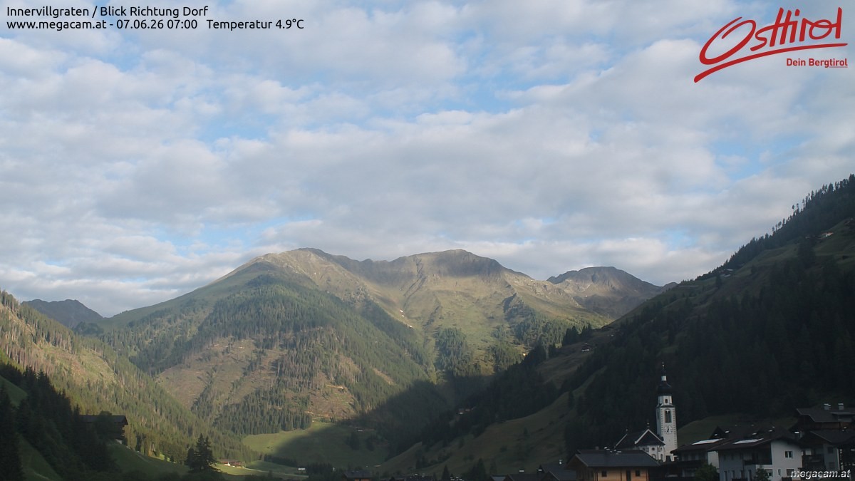 Archived image Webcam Innervillgraten - East Tyrol