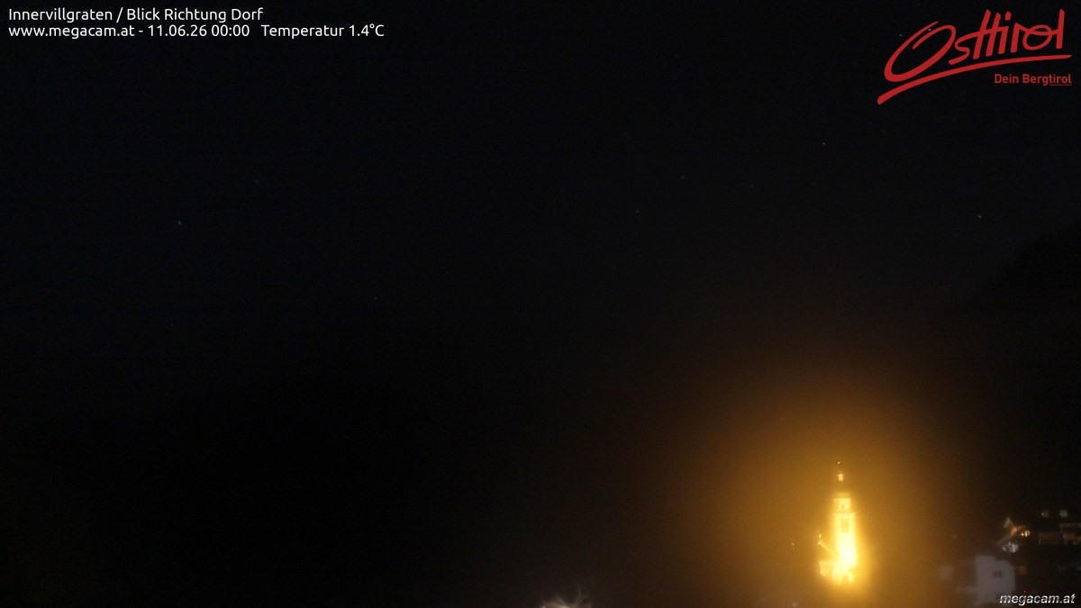 Archiv Foto Webcam Blick Richtung Innervillgraten