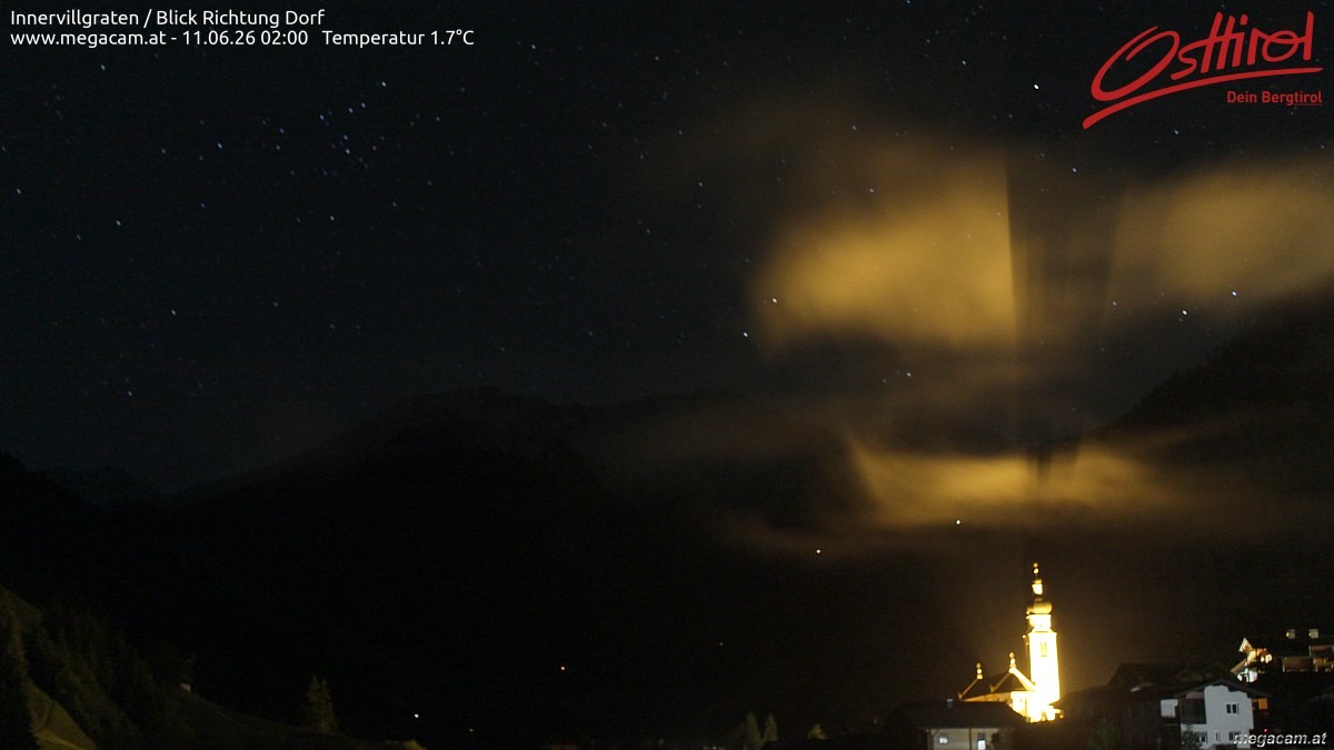 Archiv Foto Webcam Blick Richtung Innervillgraten