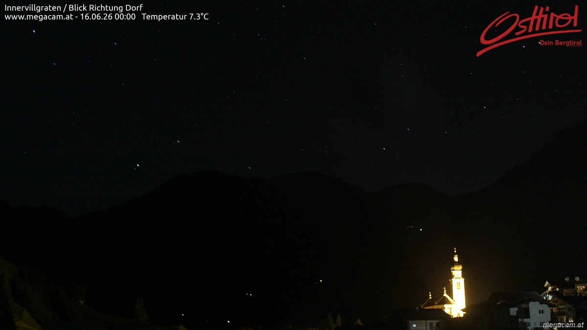 Archiv Foto Webcam Blick Richtung Innervillgraten