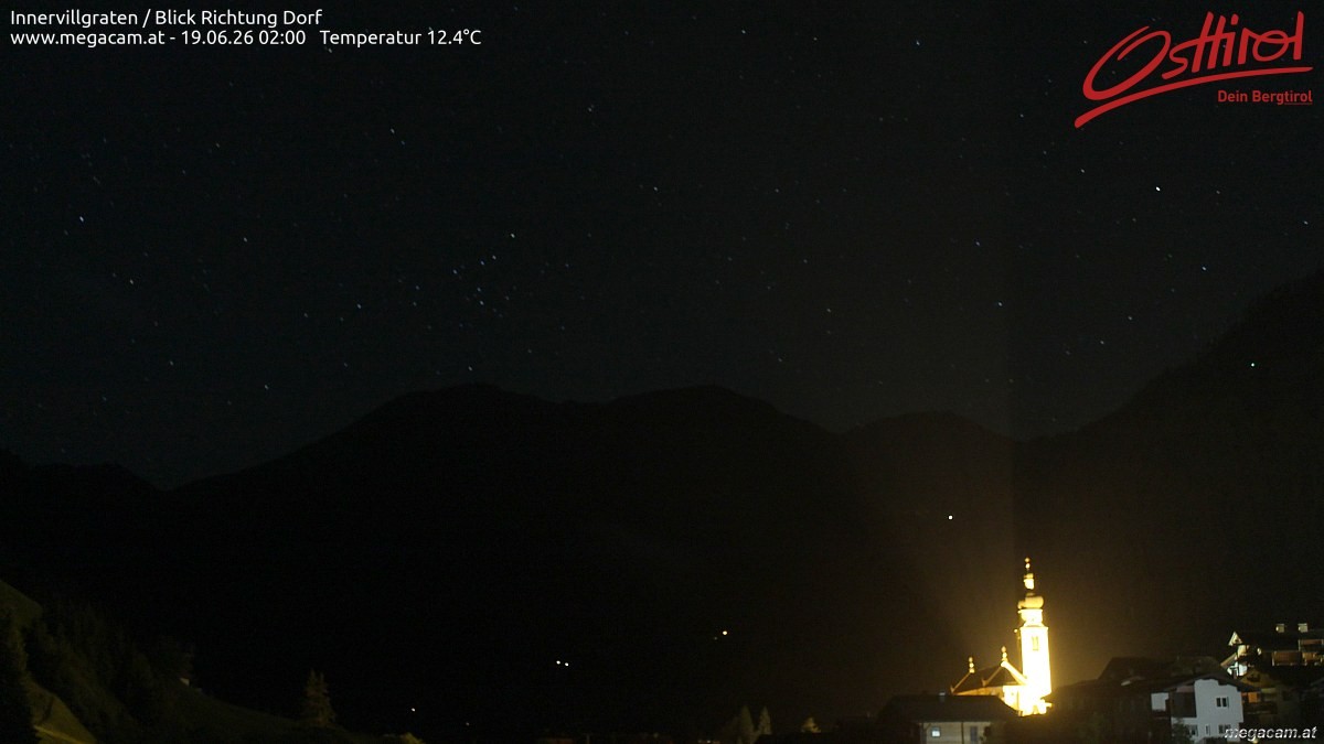 Archiv Foto Webcam Blick Richtung Innervillgraten