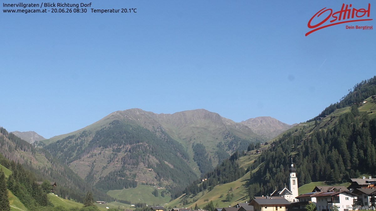 Archived image Webcam Innervillgraten - East Tyrol