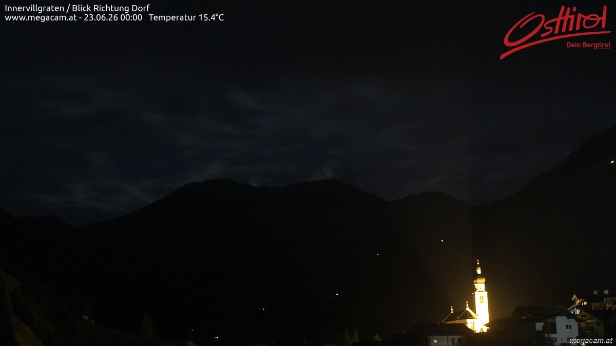 Archiv Foto Webcam Blick Richtung Innervillgraten
