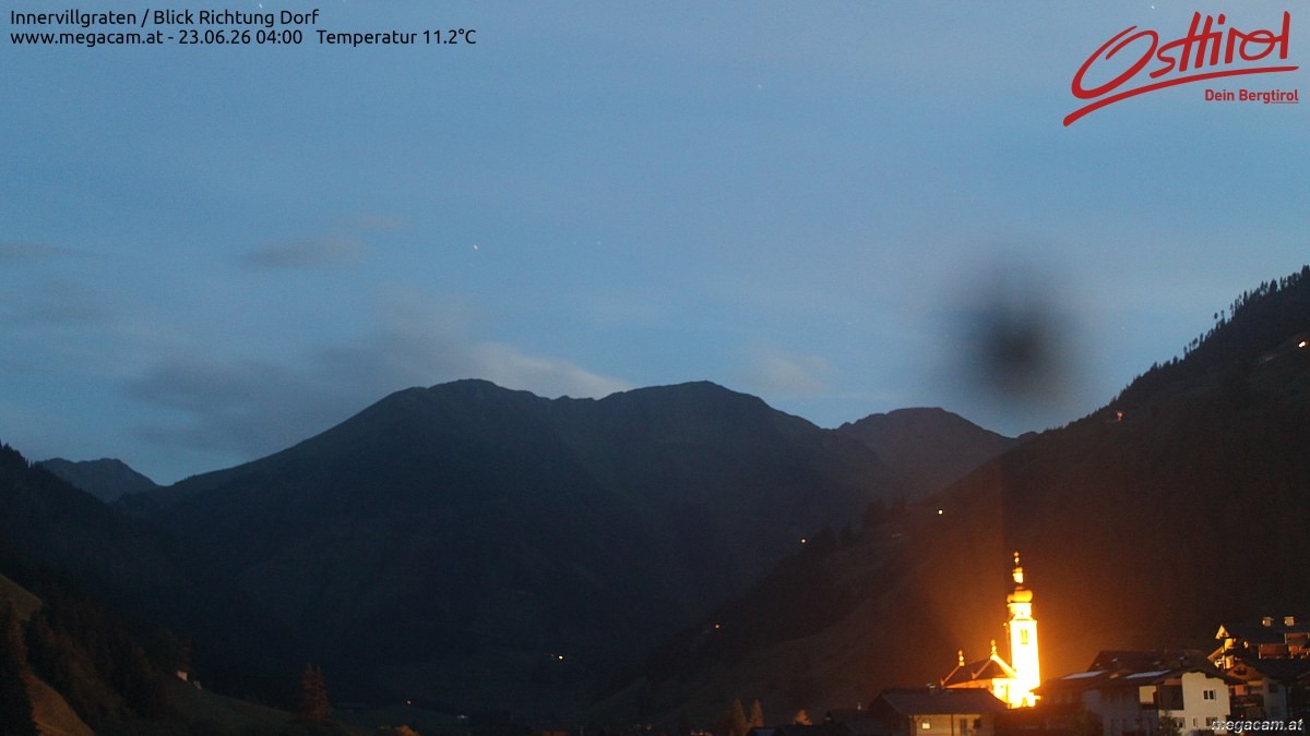 Archiv Foto Webcam Blick Richtung Innervillgraten
