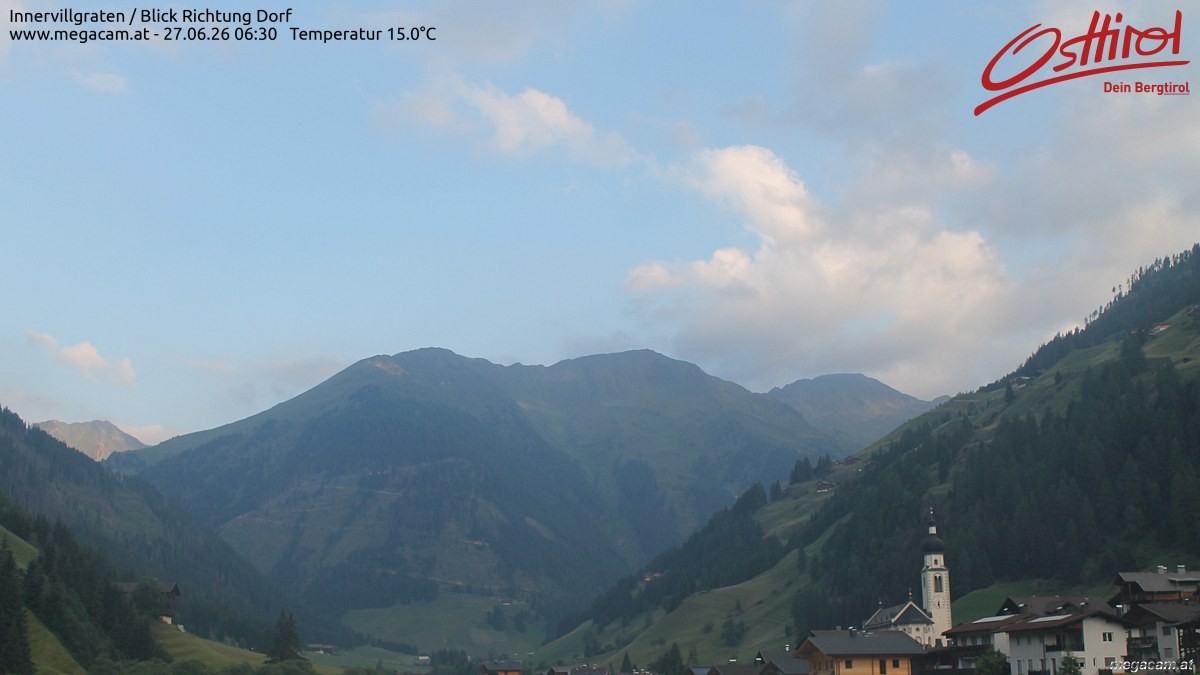 Archived image Webcam Innervillgraten - East Tyrol