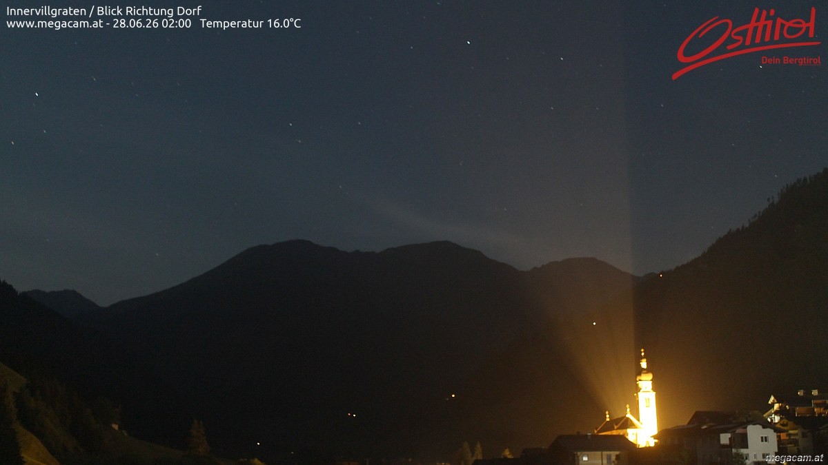 Archiv Foto Webcam Blick Richtung Innervillgraten
