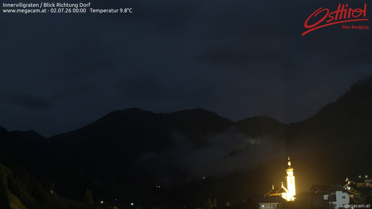 Archiv Foto Webcam Blick Richtung Innervillgraten