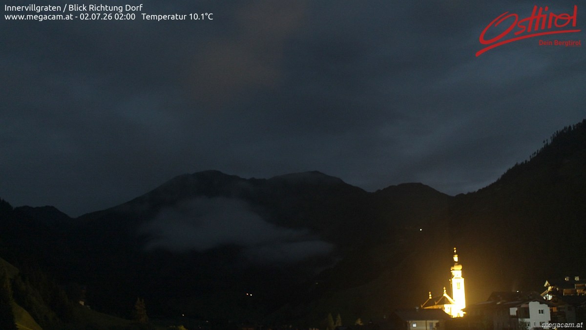 Archiv Foto Webcam Blick Richtung Innervillgraten