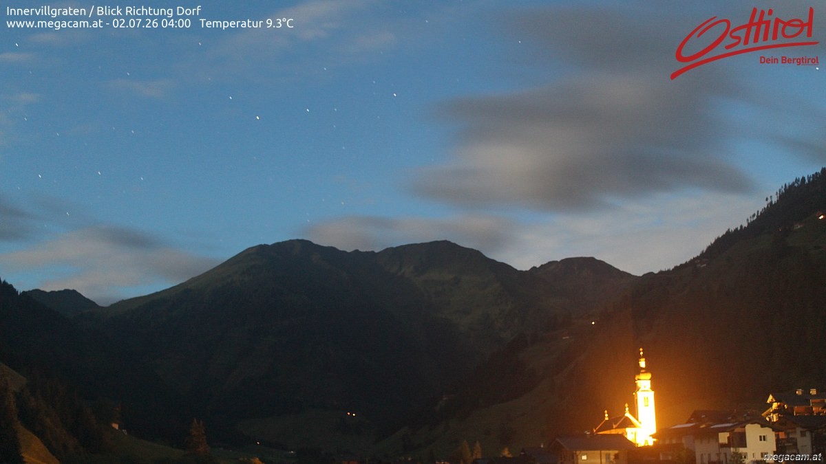 Archiv Foto Webcam Blick Richtung Innervillgraten
