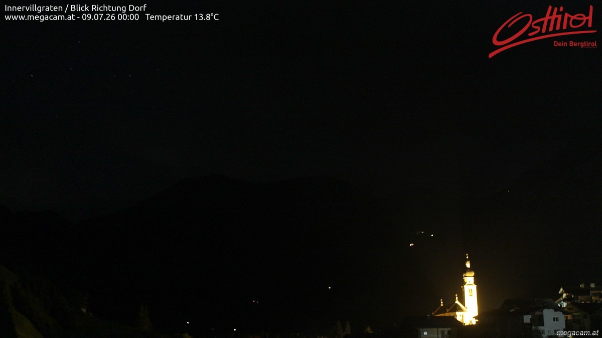 Archiv Foto Webcam Blick Richtung Innervillgraten