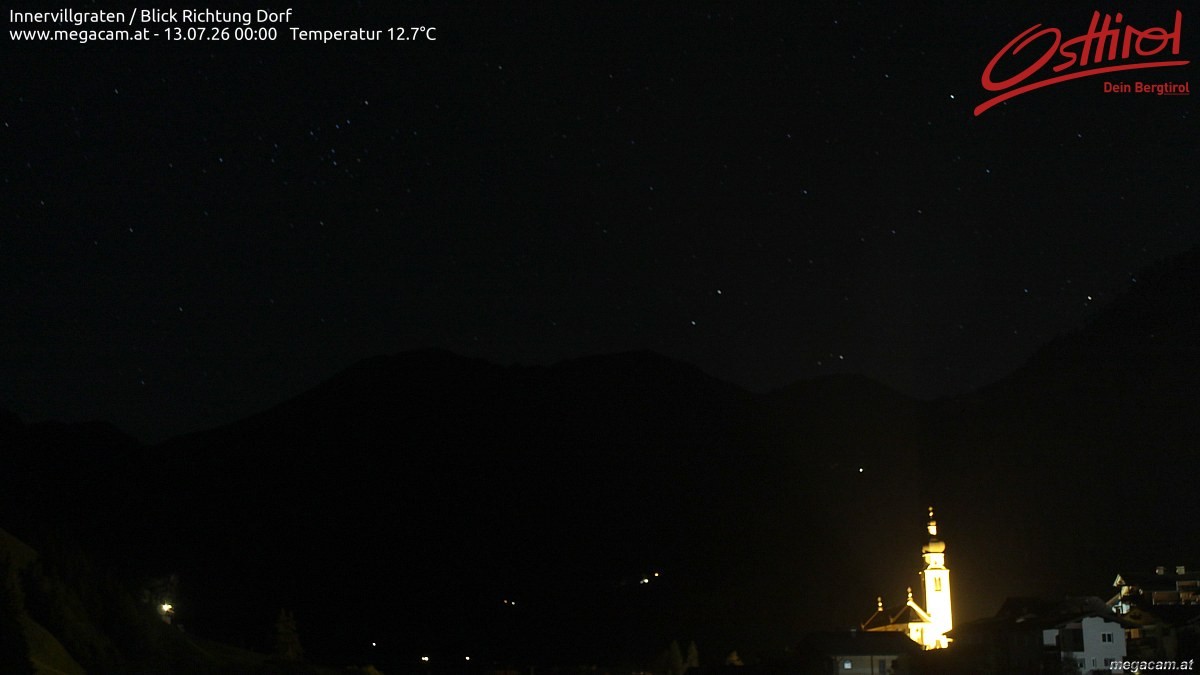 Archiv Foto Webcam Blick Richtung Innervillgraten