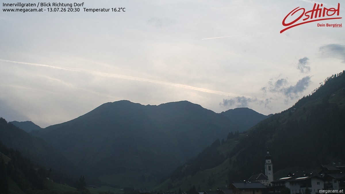 Archiv Foto Webcam Blick Richtung Innervillgraten