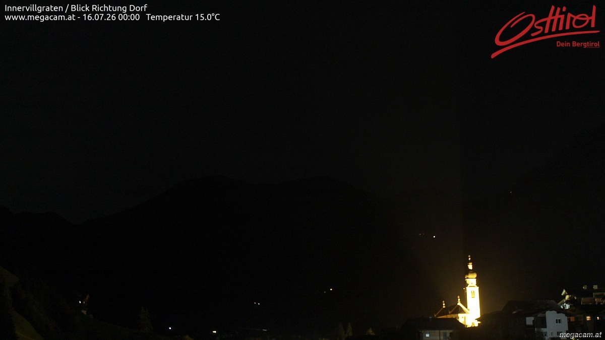 Archiv Foto Webcam Blick Richtung Innervillgraten