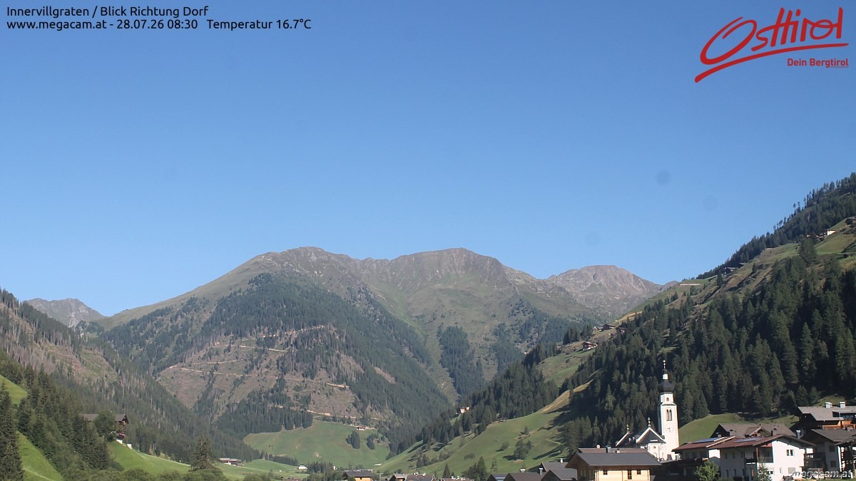 Archived image Webcam Innervillgraten - East Tyrol