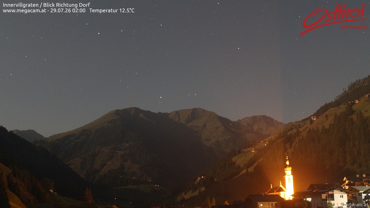 Archiv Foto Webcam Blick Richtung Innervillgraten