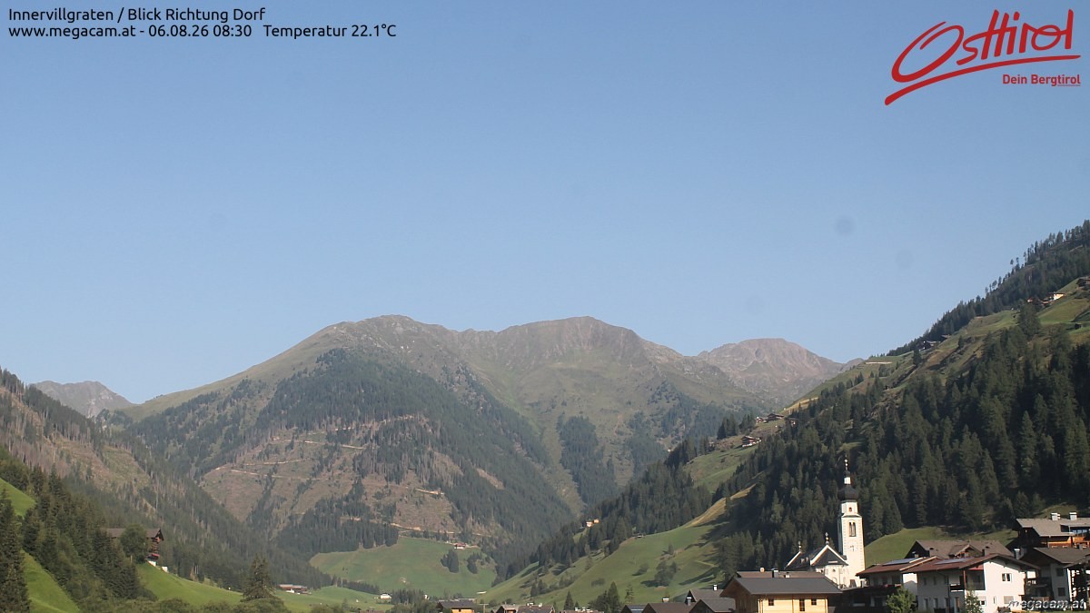 Archived image Webcam Innervillgraten - East Tyrol