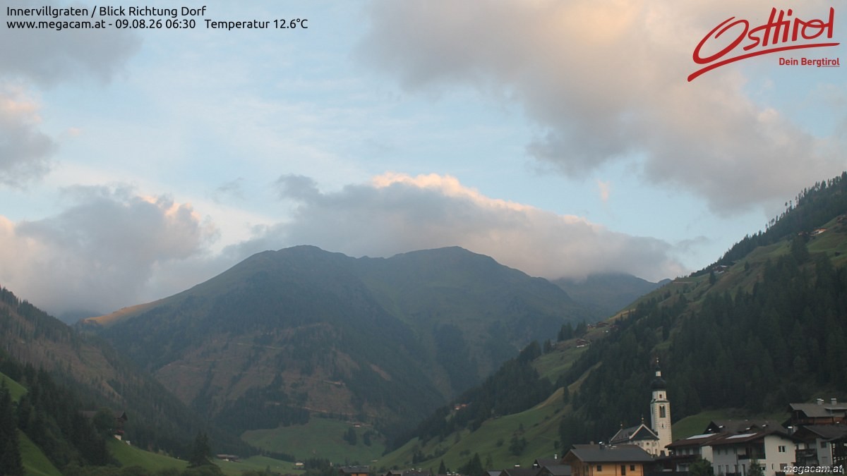 Archived image Webcam Innervillgraten - East Tyrol