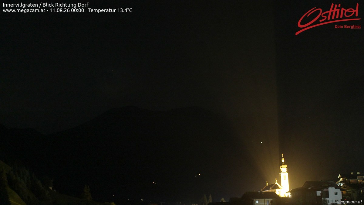 Archiv Foto Webcam Blick Richtung Innervillgraten