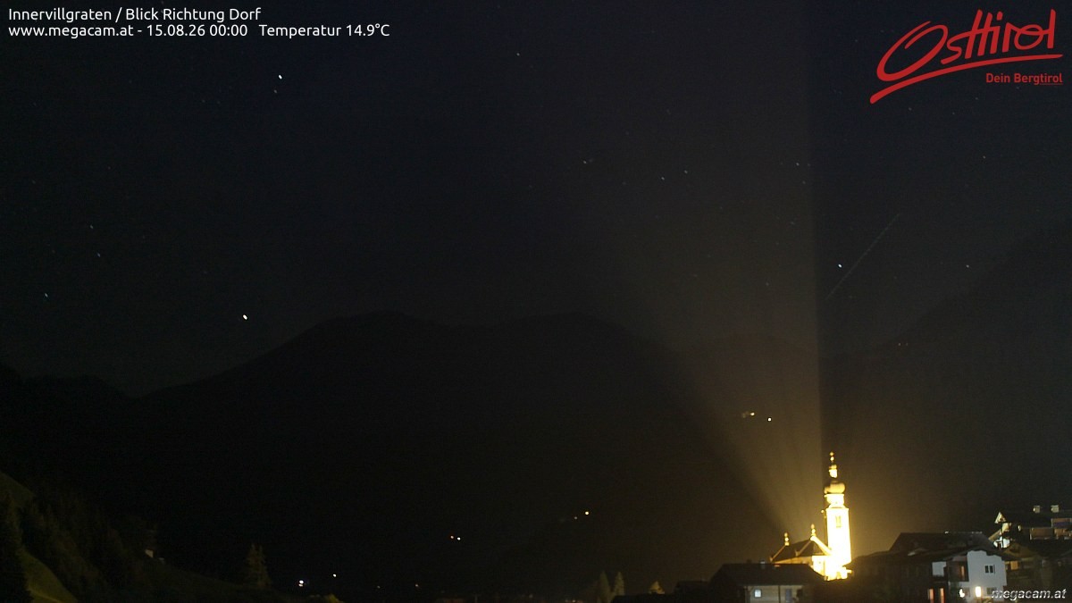 Archiv Foto Webcam Blick Richtung Innervillgraten