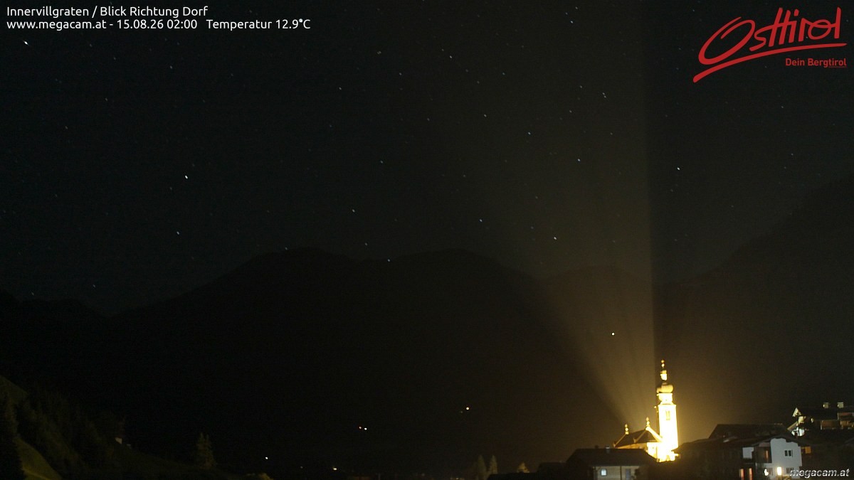 Archiv Foto Webcam Blick Richtung Innervillgraten