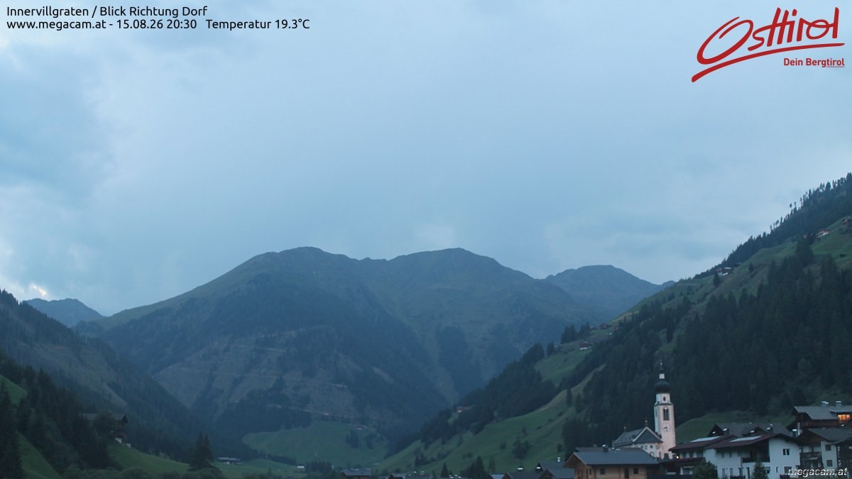 Archiv Foto Webcam Blick Richtung Innervillgraten