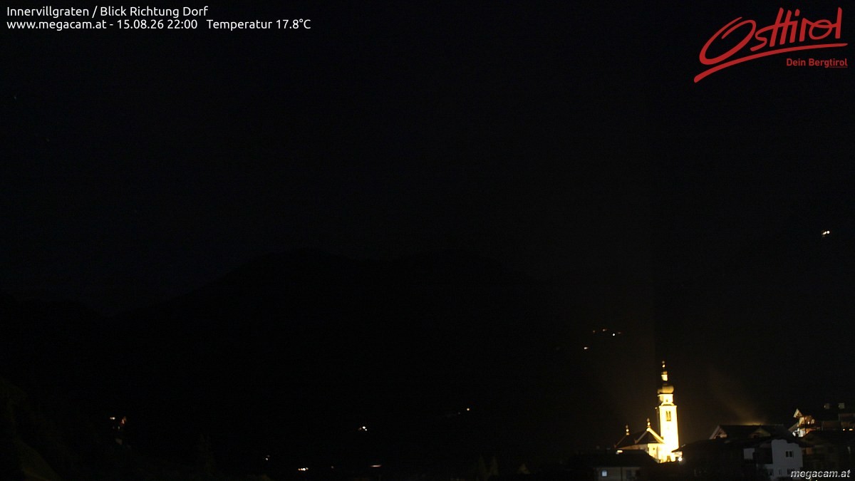 Archiv Foto Webcam Blick Richtung Innervillgraten