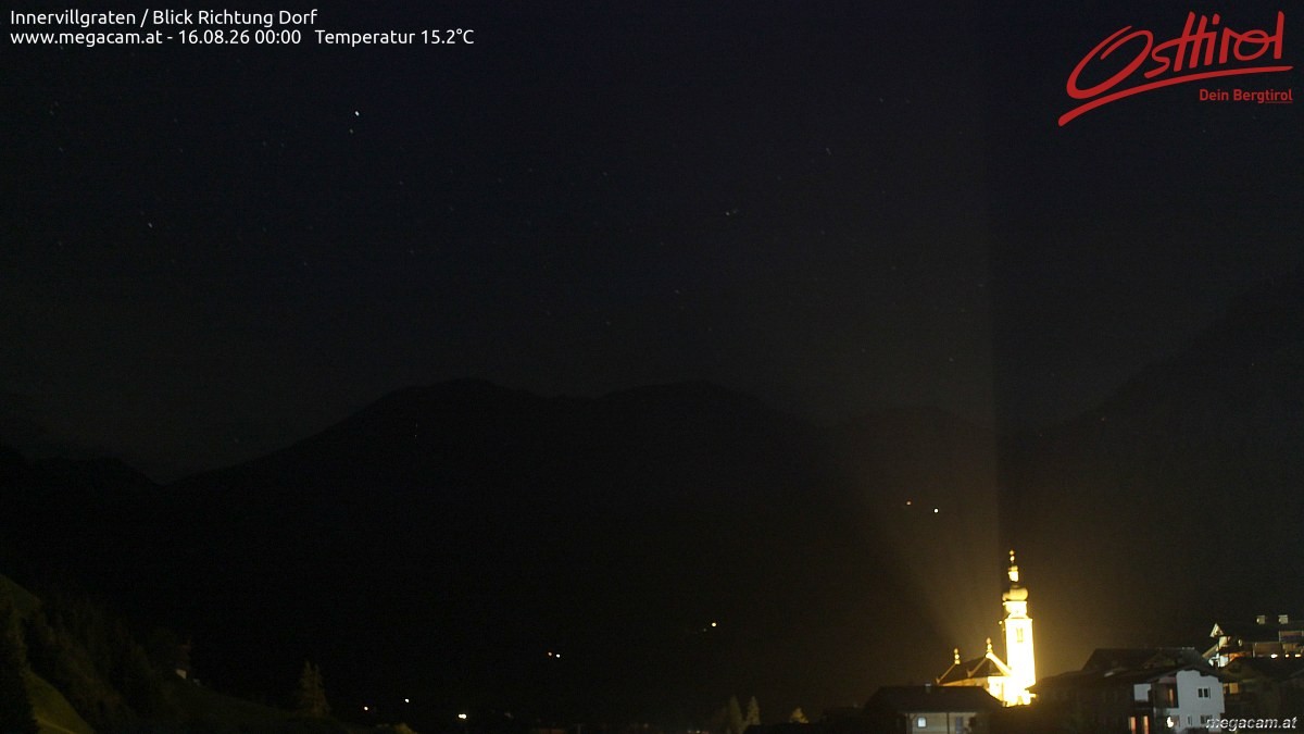 Archiv Foto Webcam Blick Richtung Innervillgraten