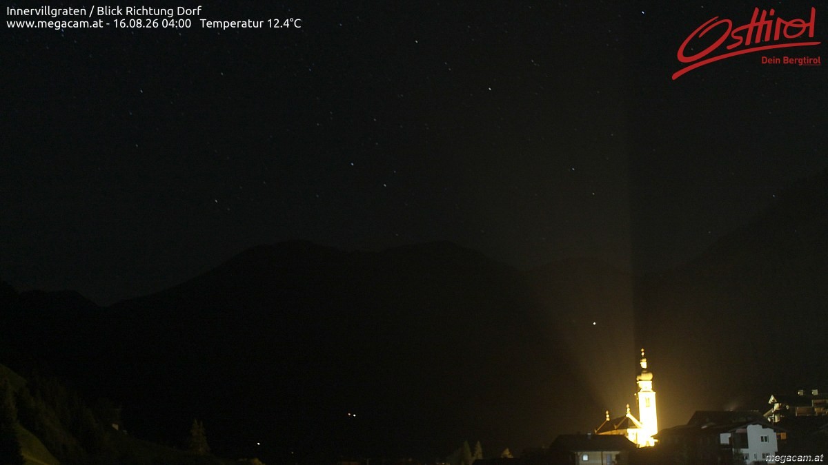 Archiv Foto Webcam Blick Richtung Innervillgraten