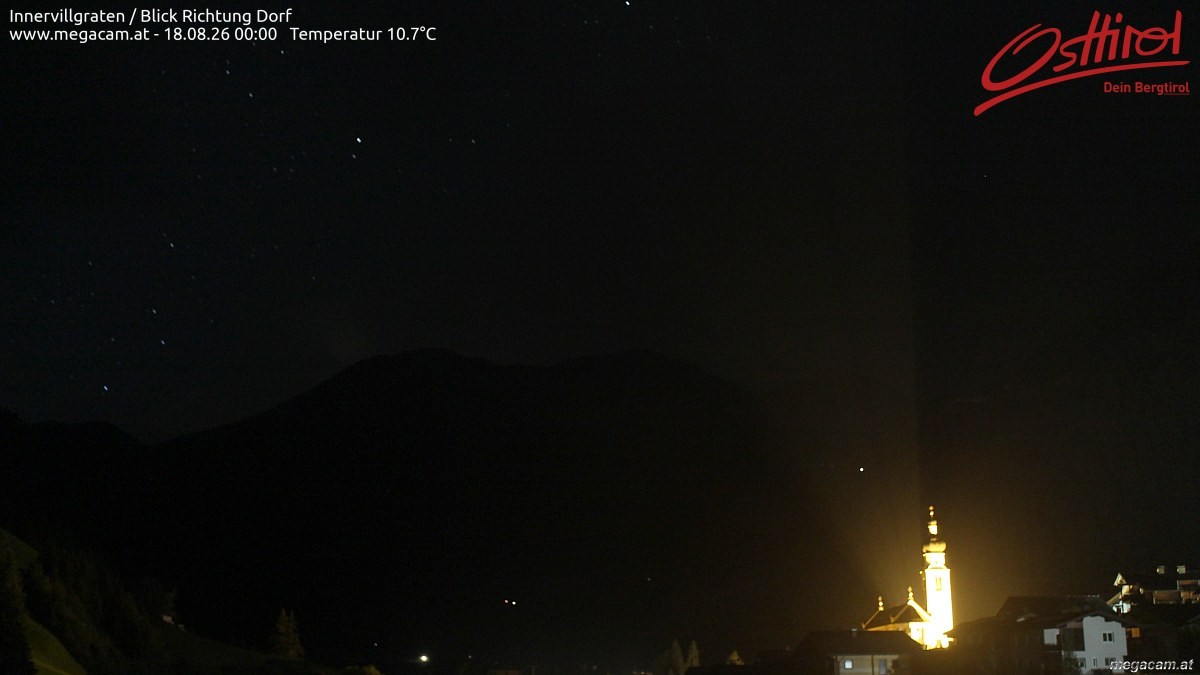Archiv Foto Webcam Blick Richtung Innervillgraten