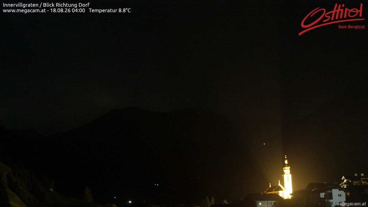 Archiv Foto Webcam Blick Richtung Innervillgraten