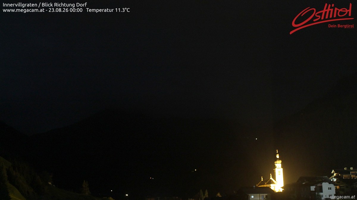 Archiv Foto Webcam Blick Richtung Innervillgraten