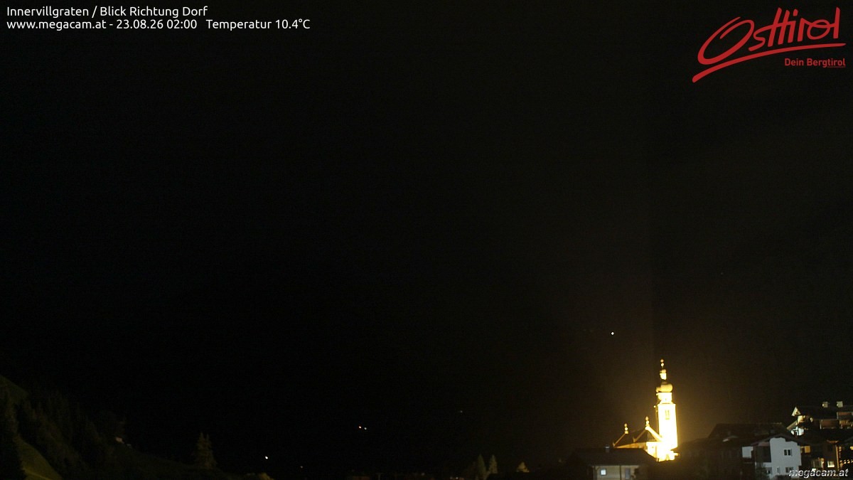 Archiv Foto Webcam Blick Richtung Innervillgraten