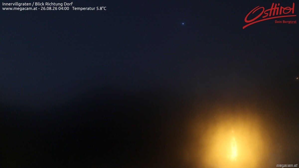 Archiv Foto Webcam Blick Richtung Innervillgraten