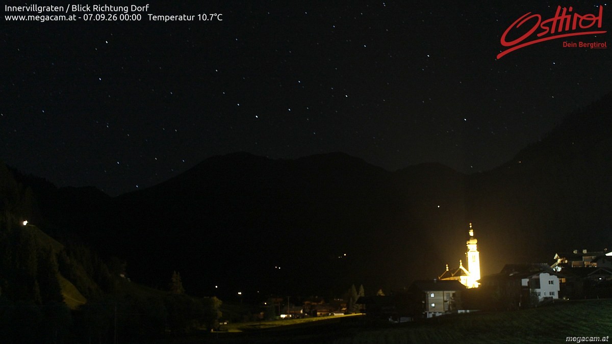 Archiv Foto Webcam Blick Richtung Innervillgraten